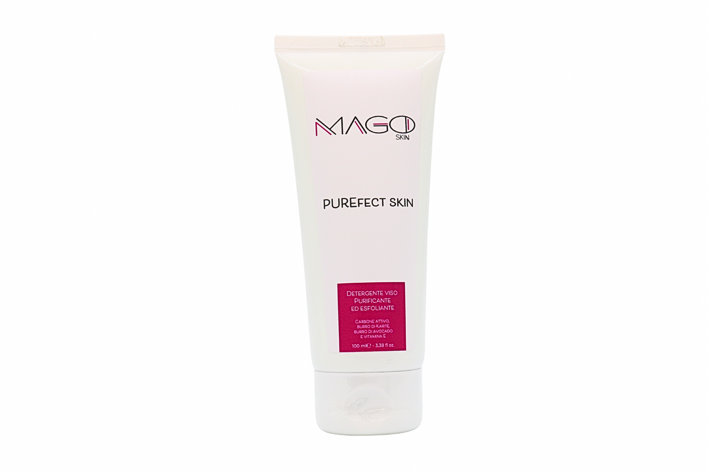 FACIAL CLEANSER - activated charcoal with purifying and exfoliating action
