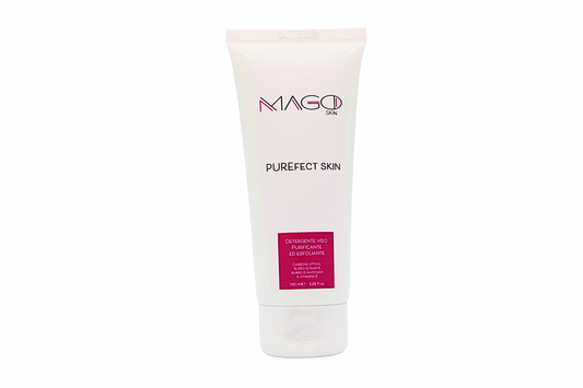 FACIAL CLEANSER - activated charcoal with purifying and exfoliating action