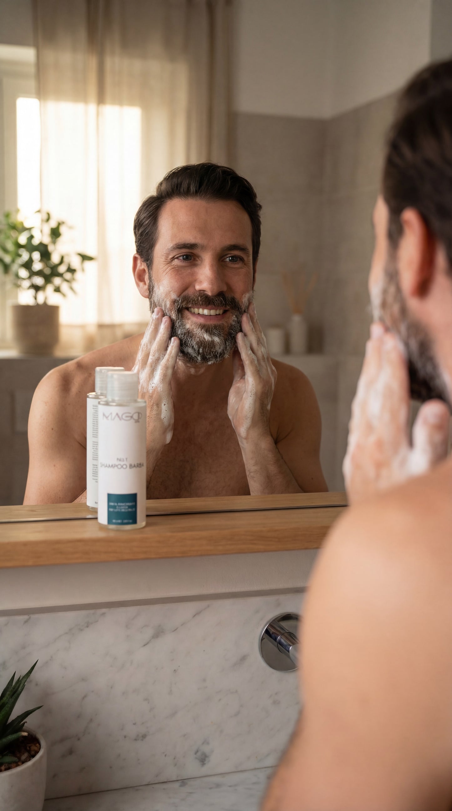 No. 1 SHAMPOO BARBA - idrata, ammorbidisce e lucida - per tutti i tipi di pelle