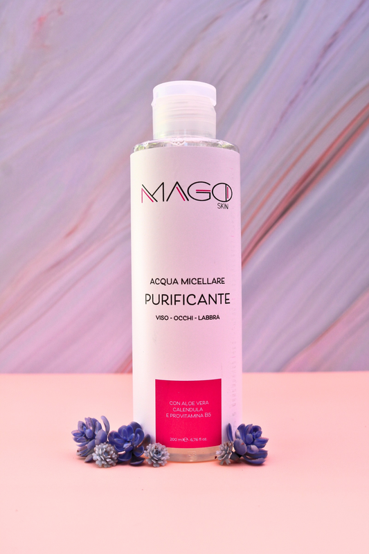 ACQUA MICELLARE PURIFICANTE - viso, occhi, labbra