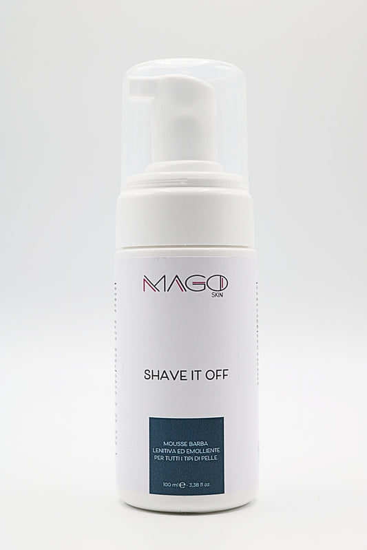 SHAVE IT OFF - mousse barba lenitiva ed emolliente - per tutti i tipi di pelle