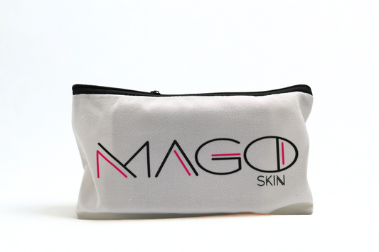 Pochette Mago in tela con zip