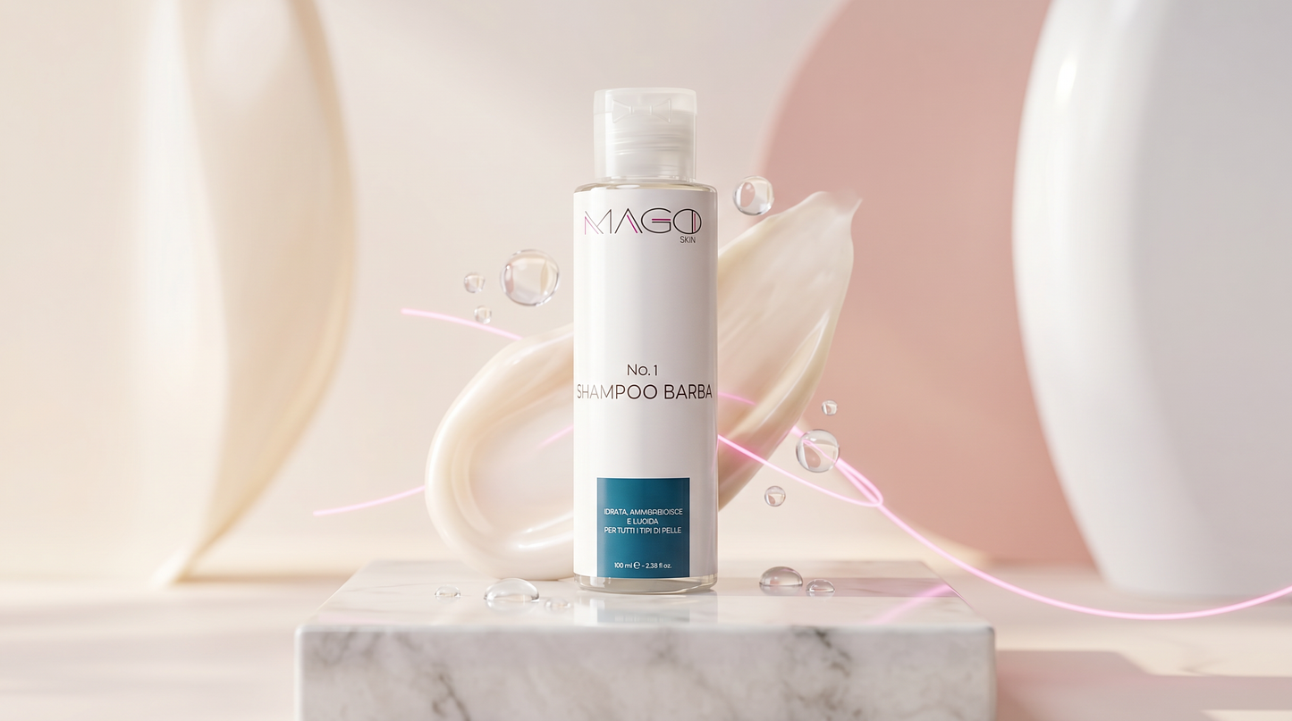 No. 1 SHAMPOO BARBA - idrata, ammorbidisce e lucida - per tutti i tipi di pelle