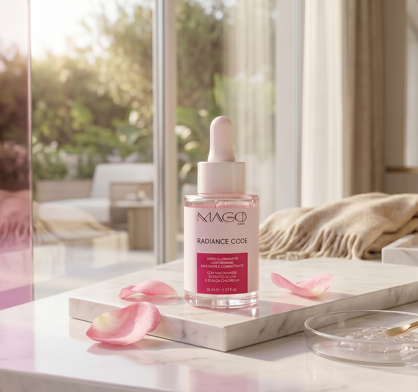 RADIANCE CODE - siero illuminante, uniformante, idratante e compattante